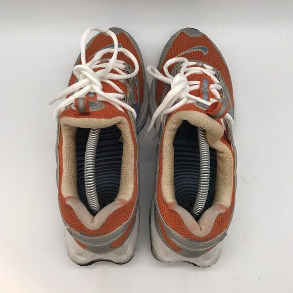 Nike Air Zoom Shox 2:45 Running Shoe Women's  7 Orange Blue Mesh Low Top Lace Up - Picture 6 of 12